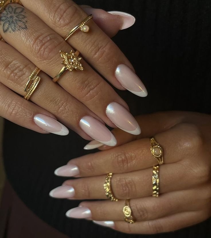 unhas de gel minimalistas