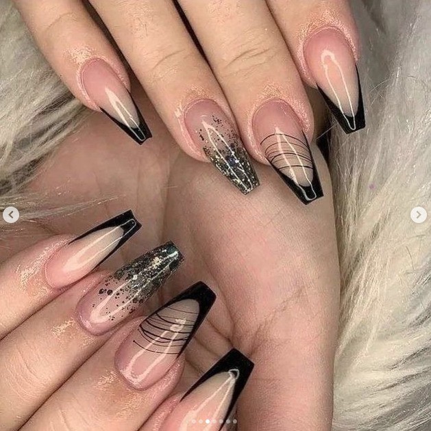 encapsulada encapsulada unha em gel preta