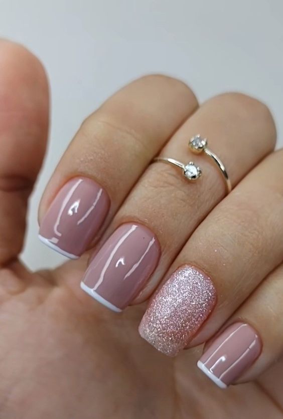 unhas curtas elegantes