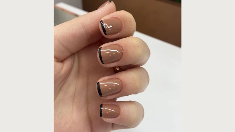 cutícula unhas curtas