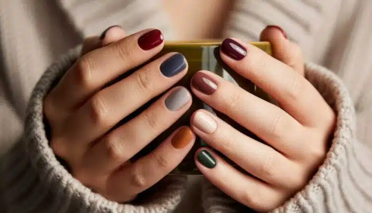 esmalte vermelho para unhas curtas