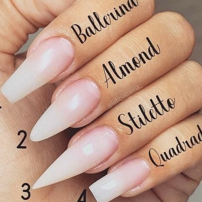 formato amendoado unhas de gel