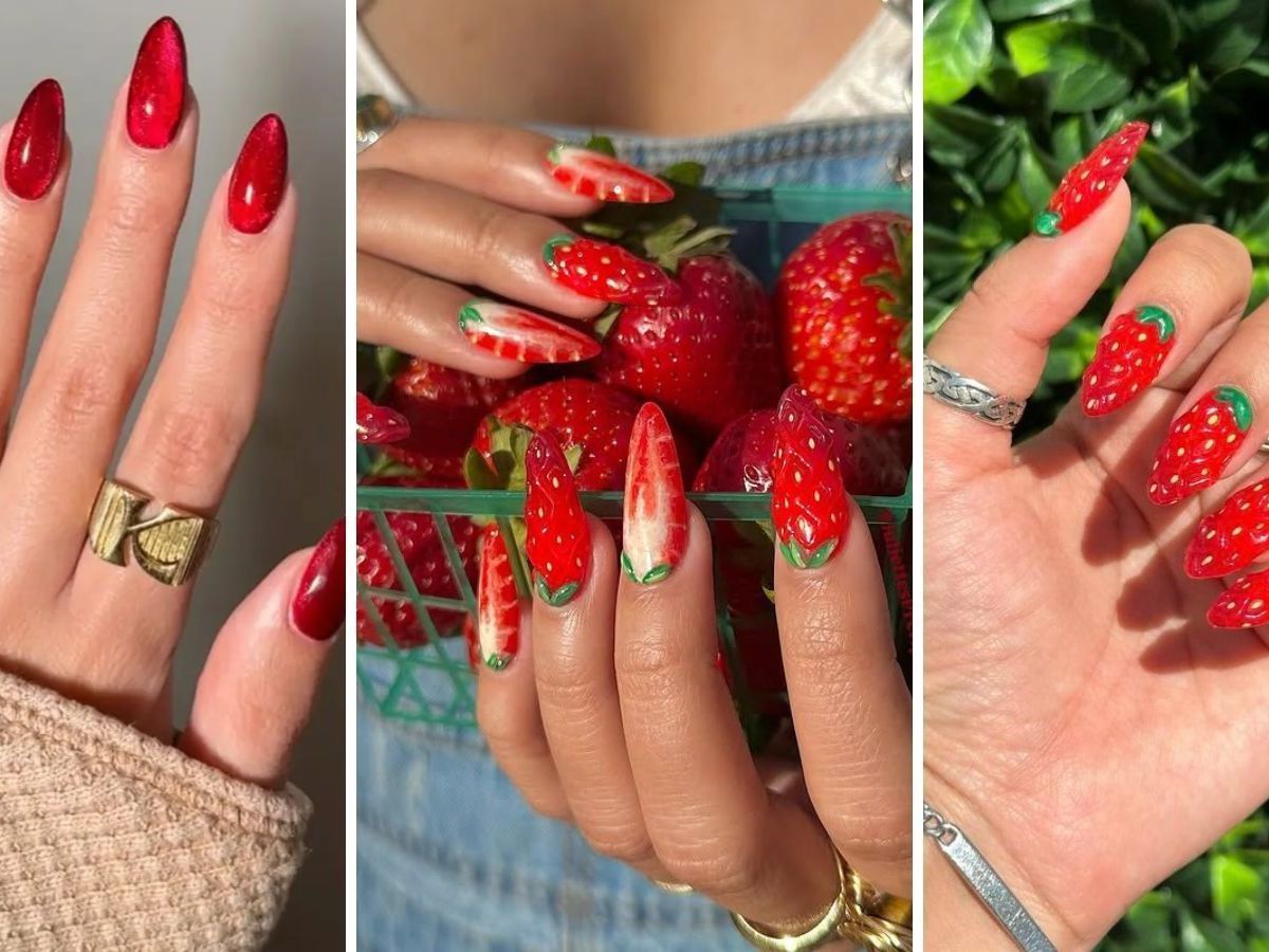 Unhas Vermelhas com Glitter: Brilho e Glamour para Suas Mãos