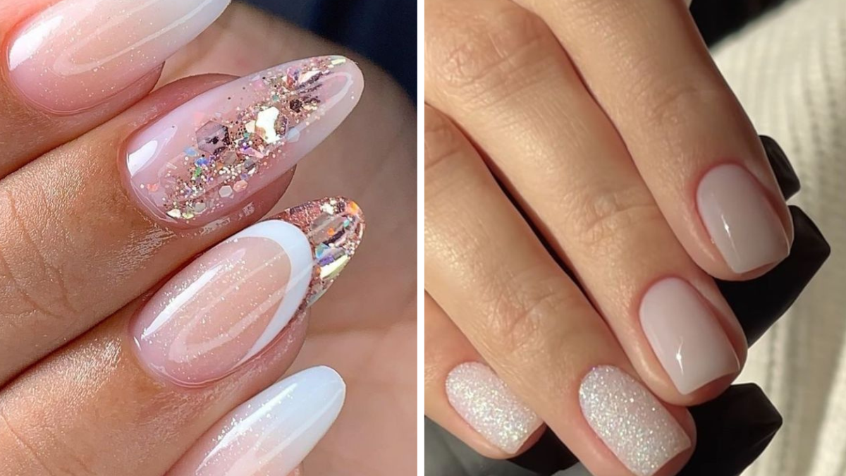 Guia completo: Unhas encapsuladas com flores secas e glitter
