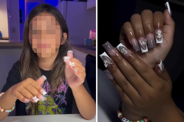 fotos de unha em gel infantil