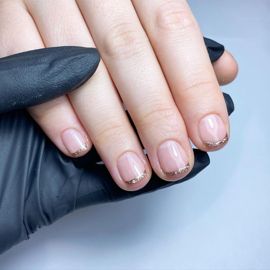 Unhas postiças francesinha para unhas curtas