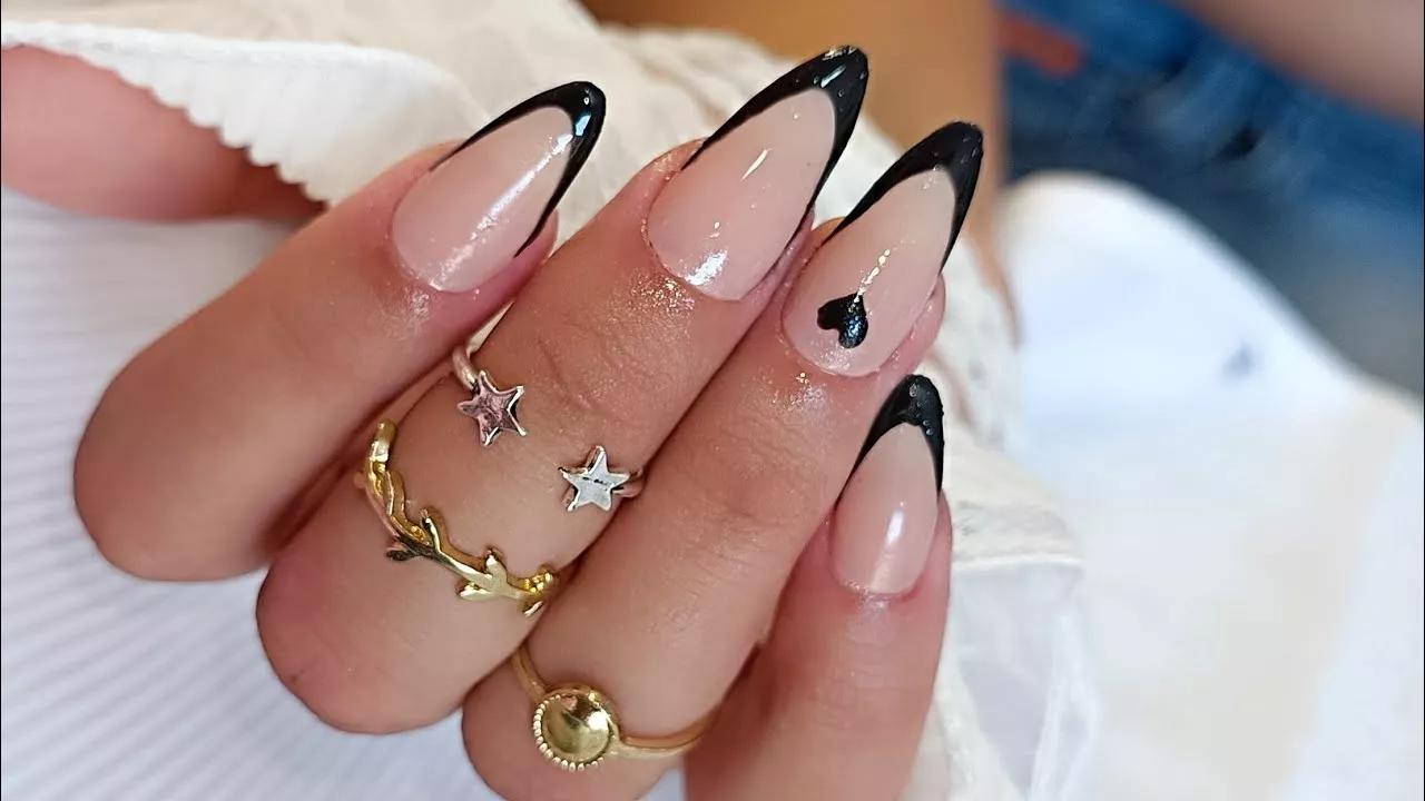 unha postiça francesinha efeito gel