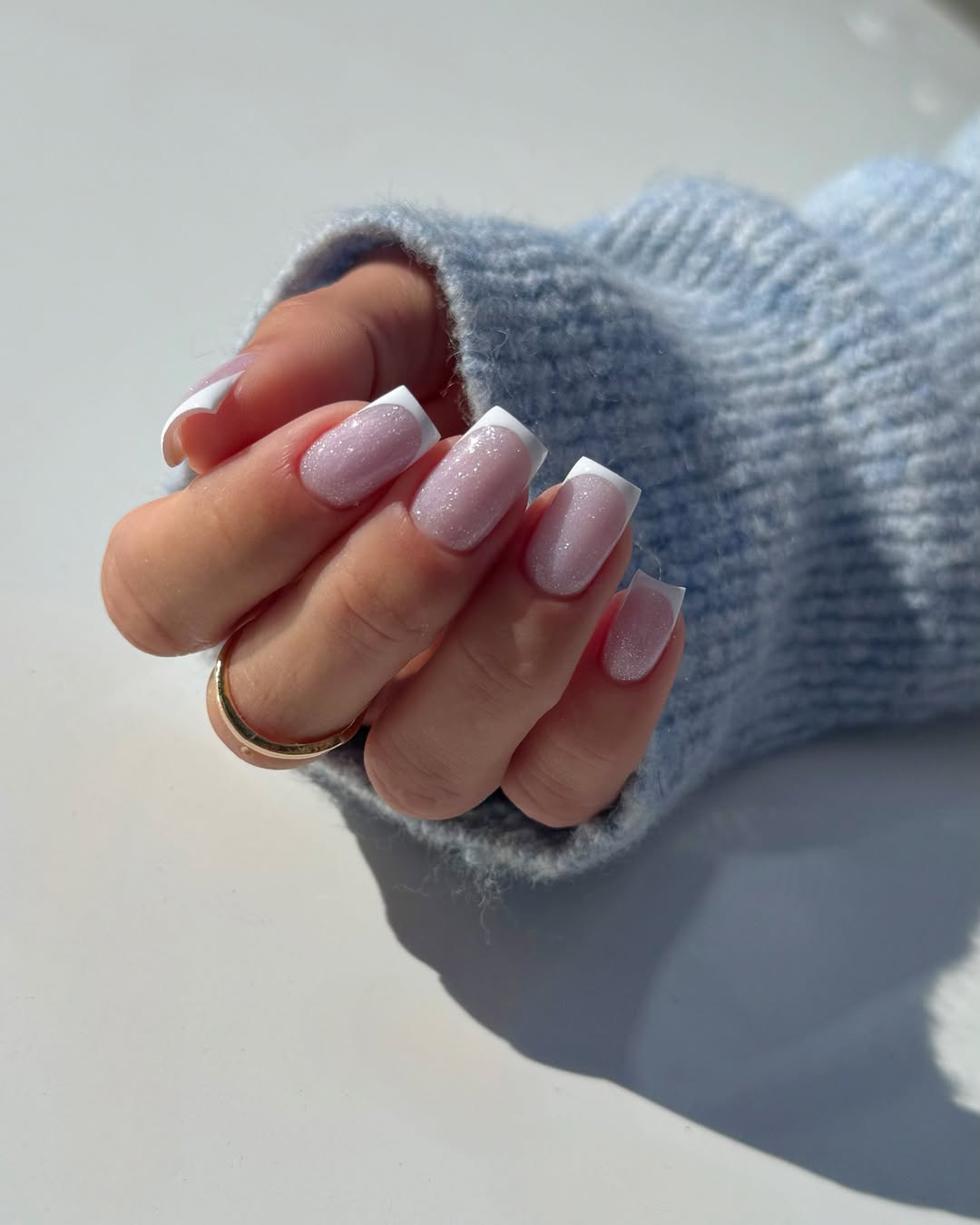 francesinha unha quadrada