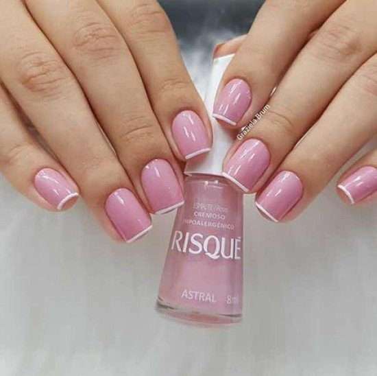 Francesinha rosa invertida (reverse french)