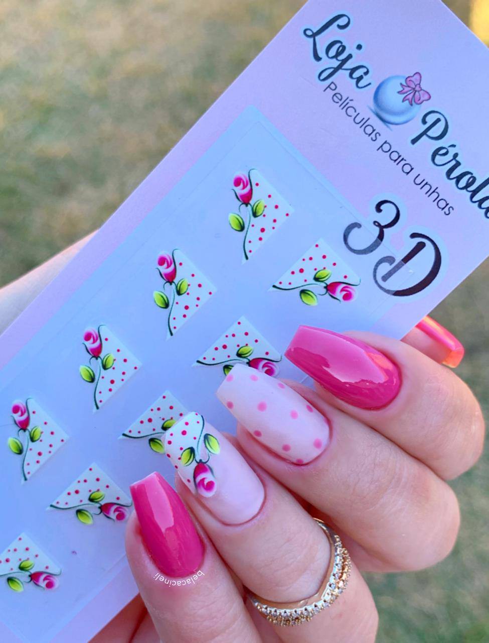 Francesinha rosa com ponta rosa