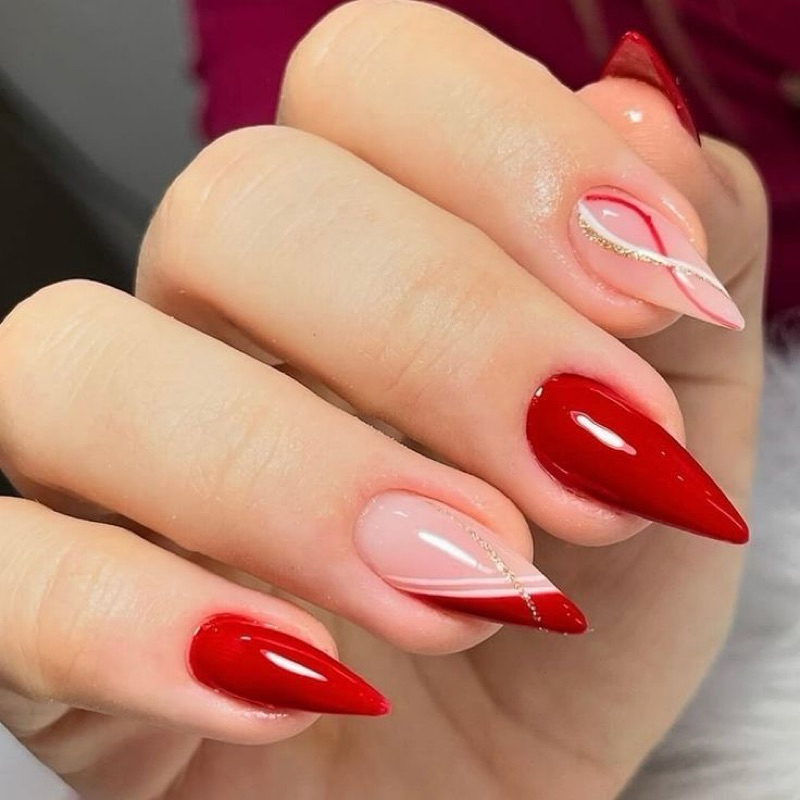 francesinha stiletto com glitter