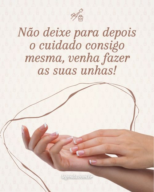 melhores frases para unhas decoradas com flores