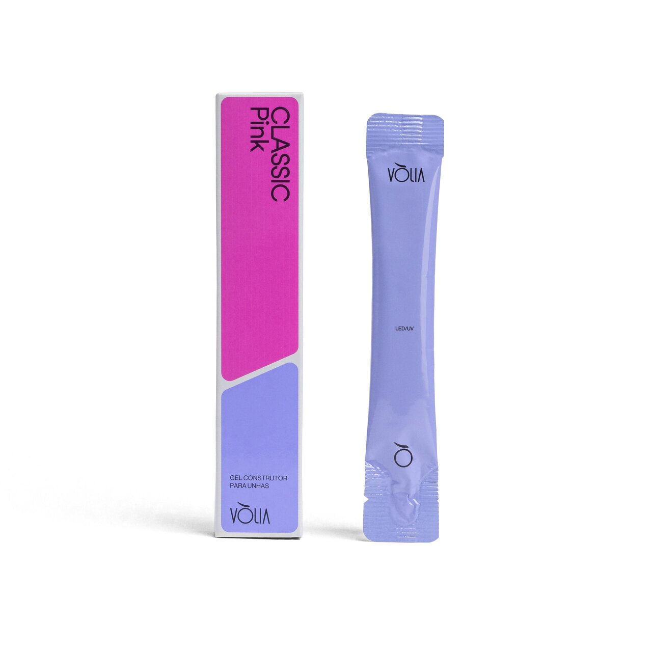 gel de unha volia classic pink