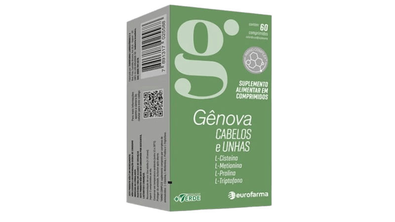 Suplemento Genova para cabelo e unha