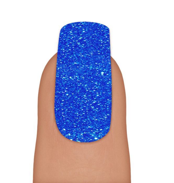 unha em gel com glitter rosa