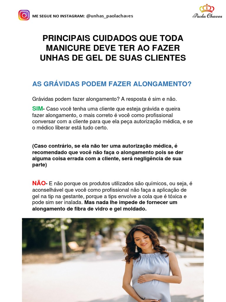 Guia Completo: Unha de Gel na Gravidez – Pode ou Não Pode?