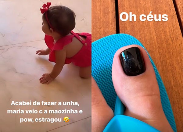 oxímetro e esmalte na gravidez