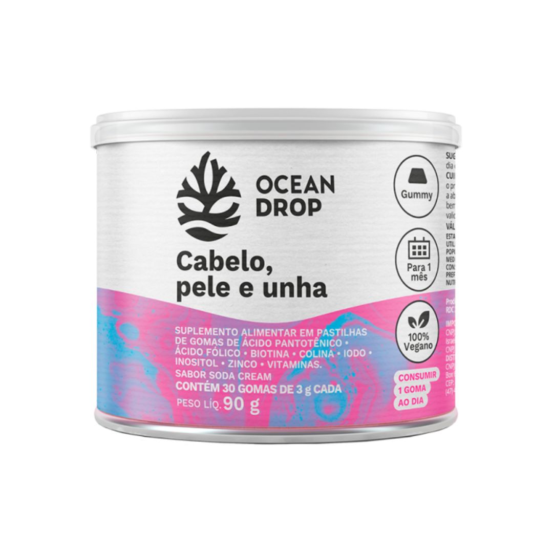 gummy cabelo pele e unha funciona