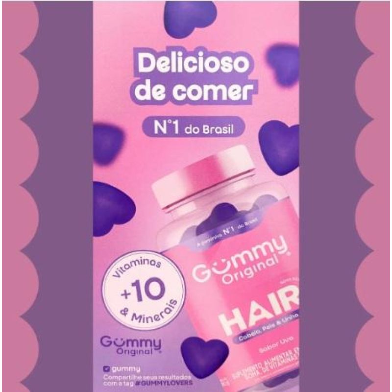 gummy cabelo pele e unha engorda