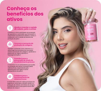 gummy cabelo pele e unha engorda