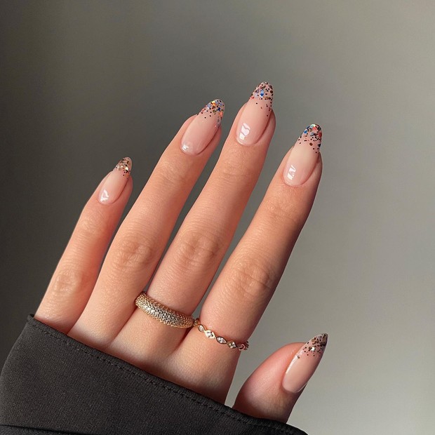 unhas curtas decoradas fáceis