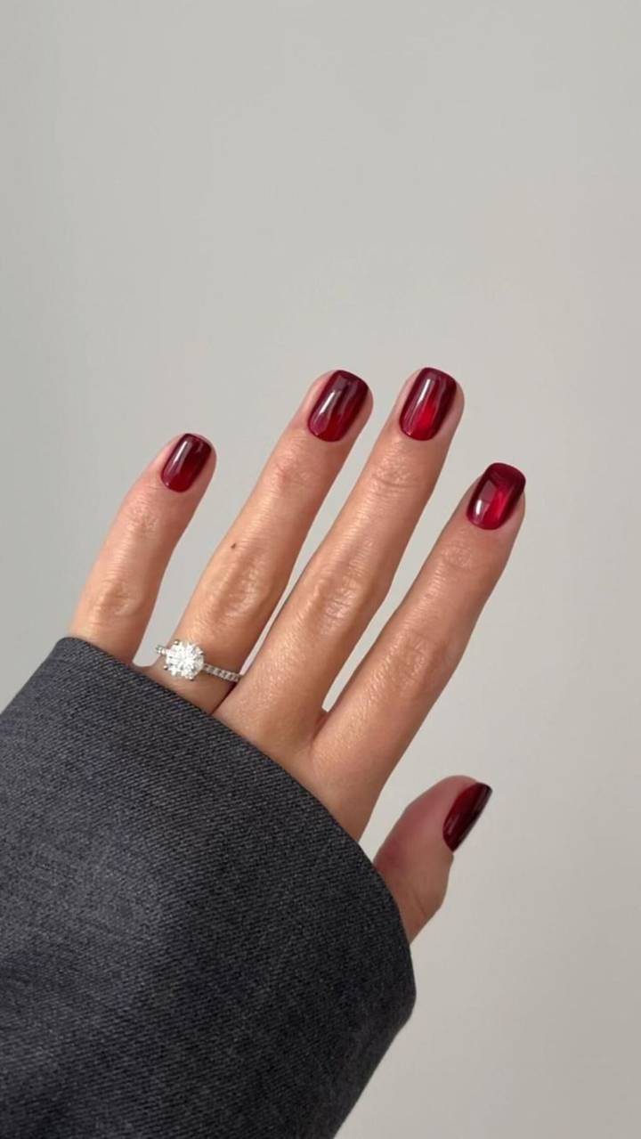 manicure italiana unhas curtas