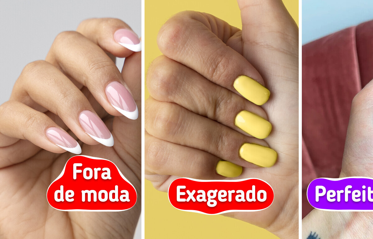 nail art minimalista unhas curtas