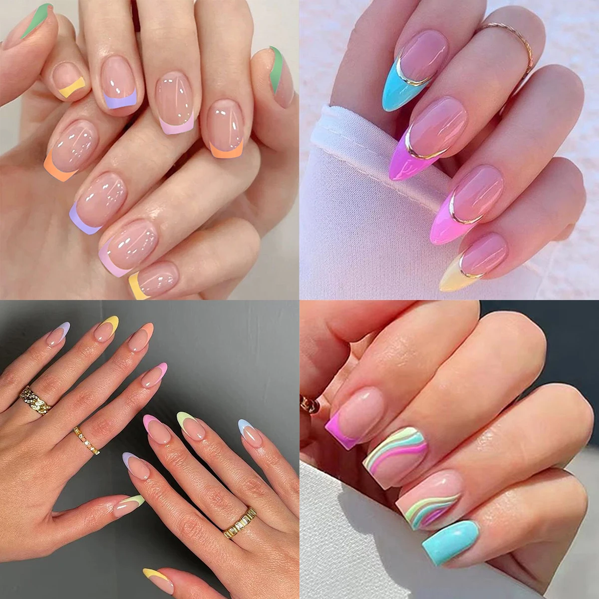 tutorial unha filha unica azul e branco passo a passo