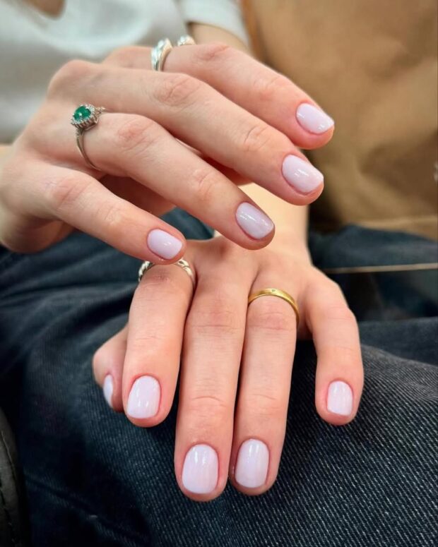 unhas curtas elegantes