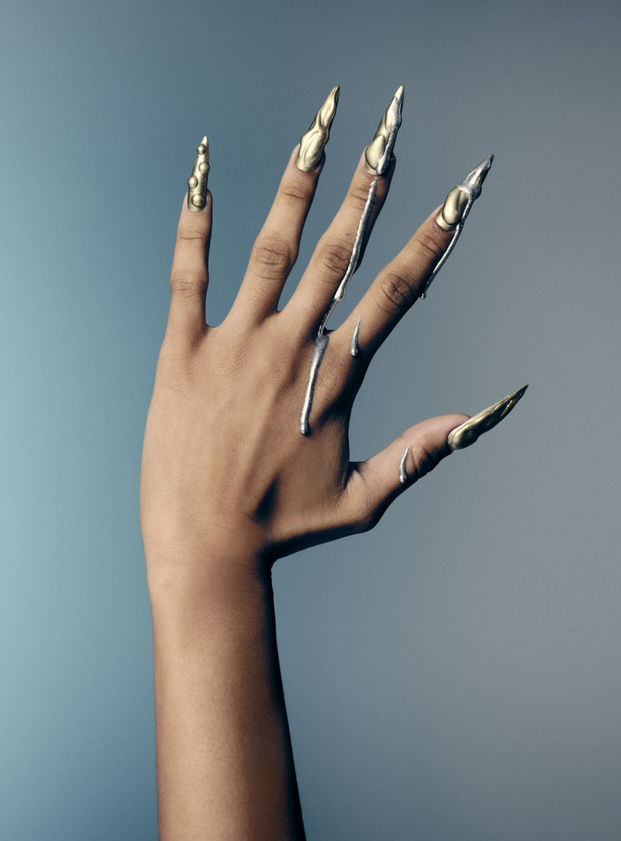 ideias de unhas postiças decoradas para festas