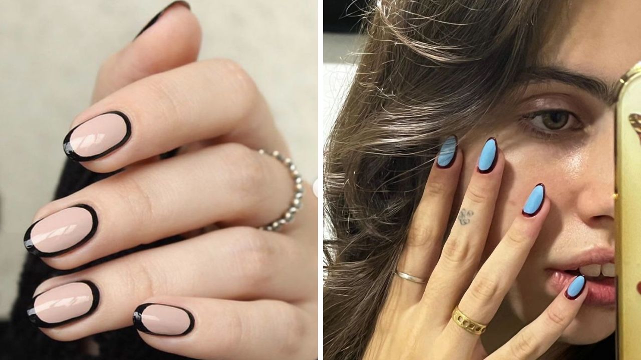 unhas com acabamento 