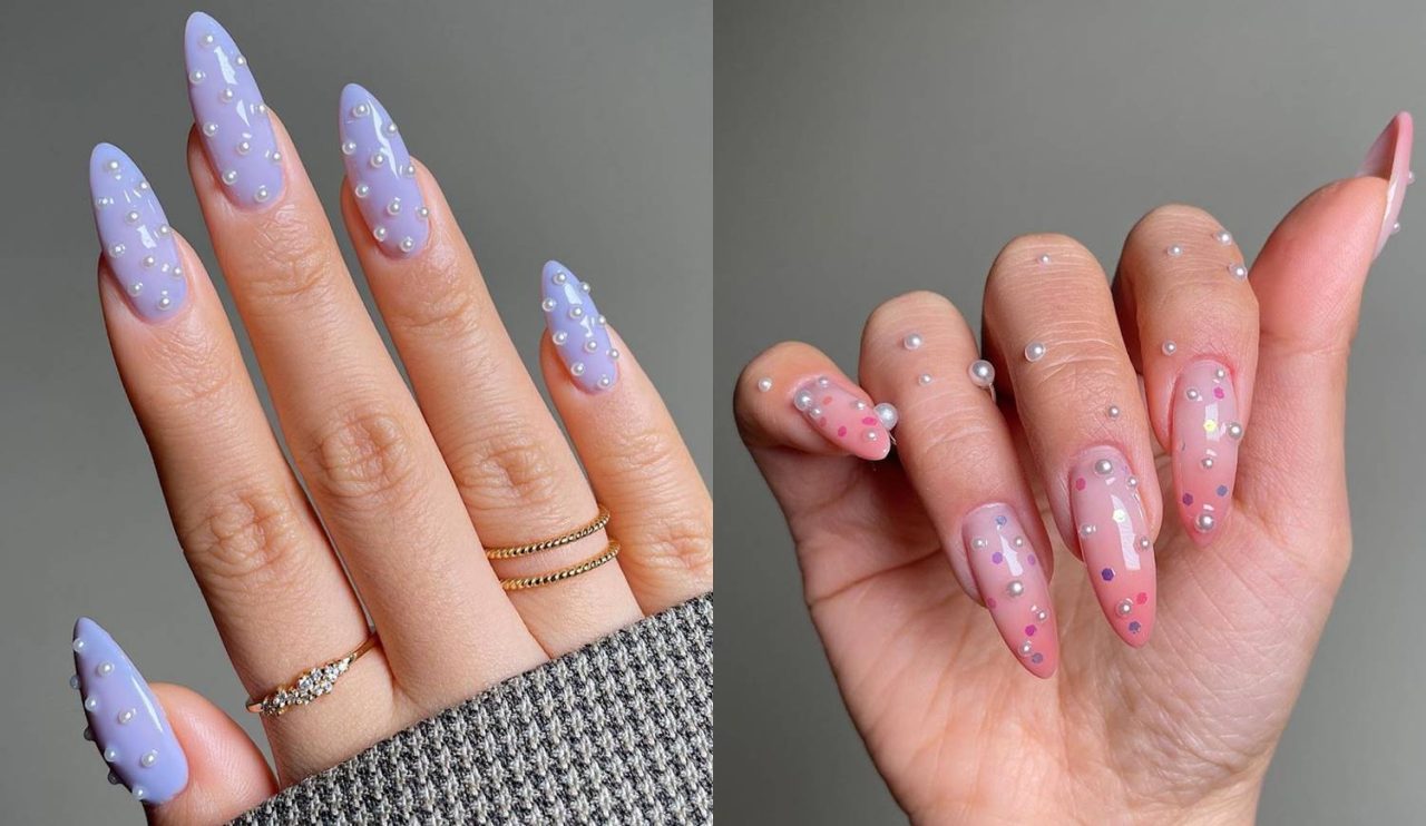 como fazer milky nails em casa