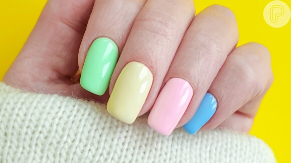 unhas curtas simples