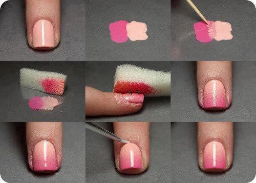 como pintar unha simples em casa