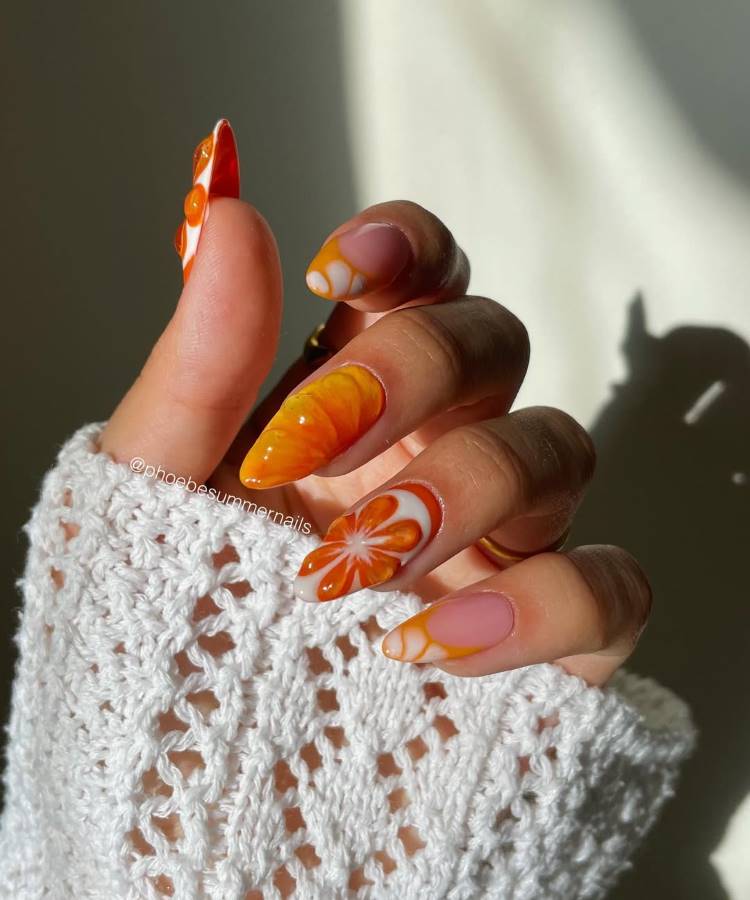 como evitar que esmalte laranja manche as unhas