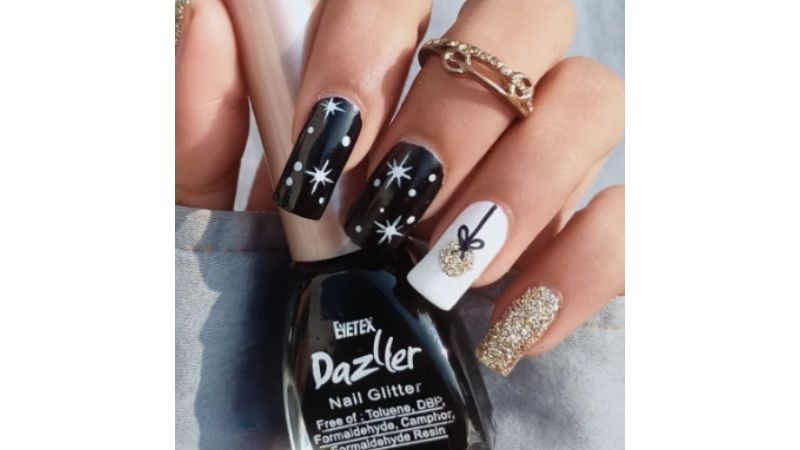 Unhas minimalistas e sofisticadas para um Réveillon elegante