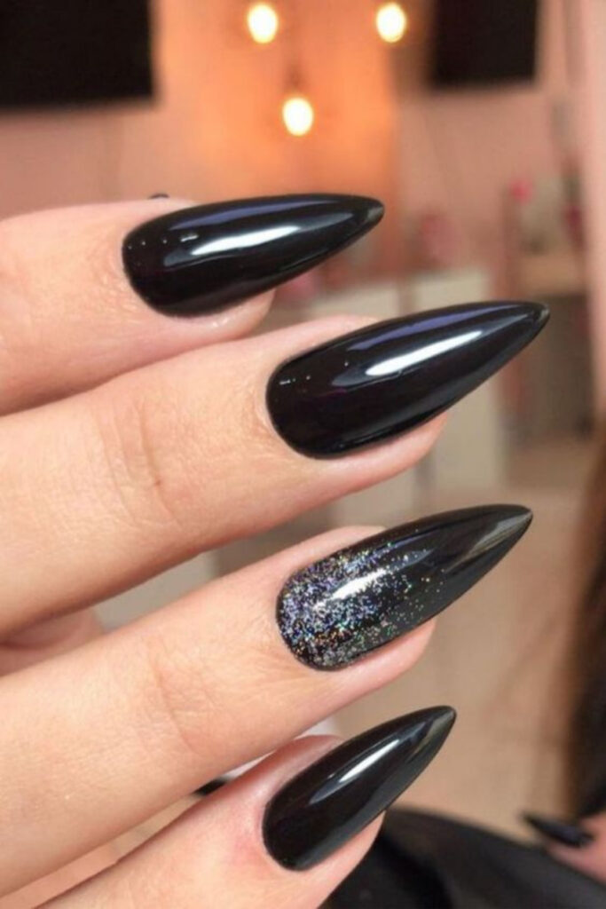 inspiração de unha preta