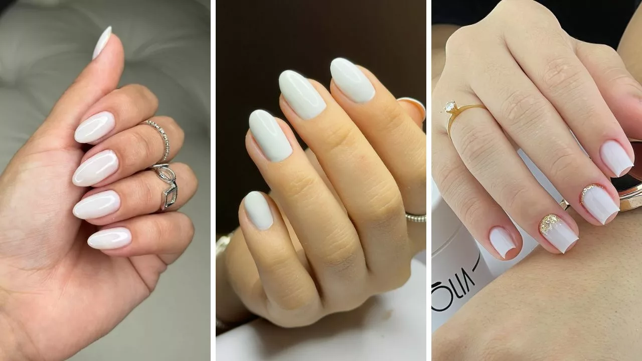 unhas brancas francesinha
