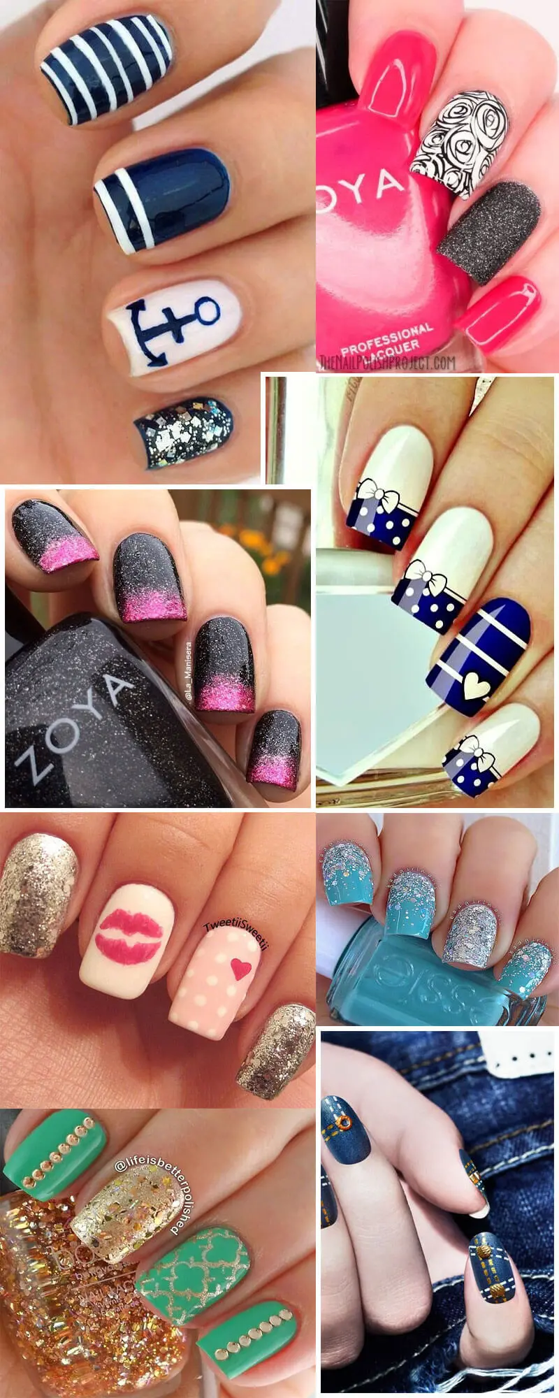 unhas stiletto