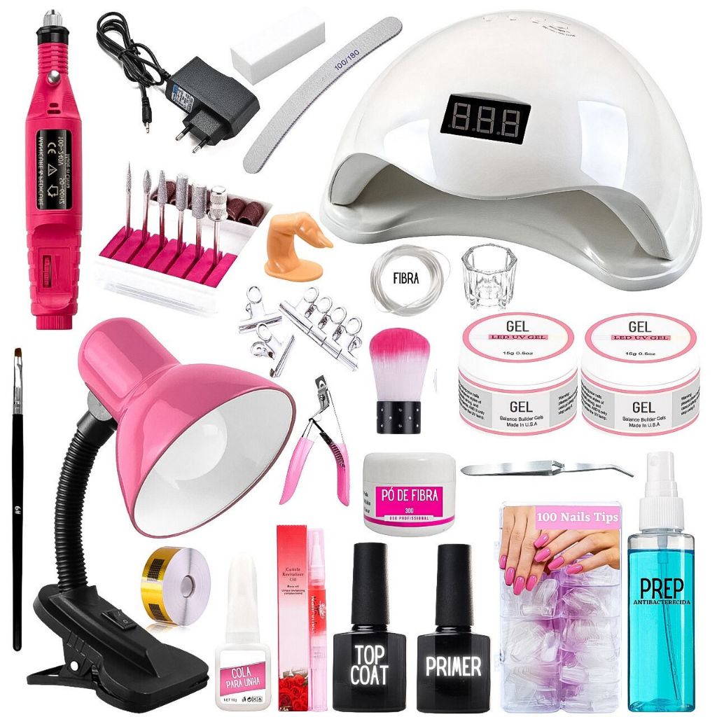 Kit Unha Gel Completo