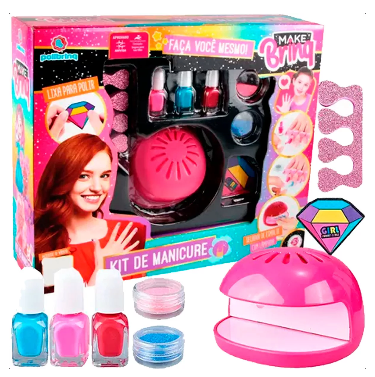 kit unhas criança