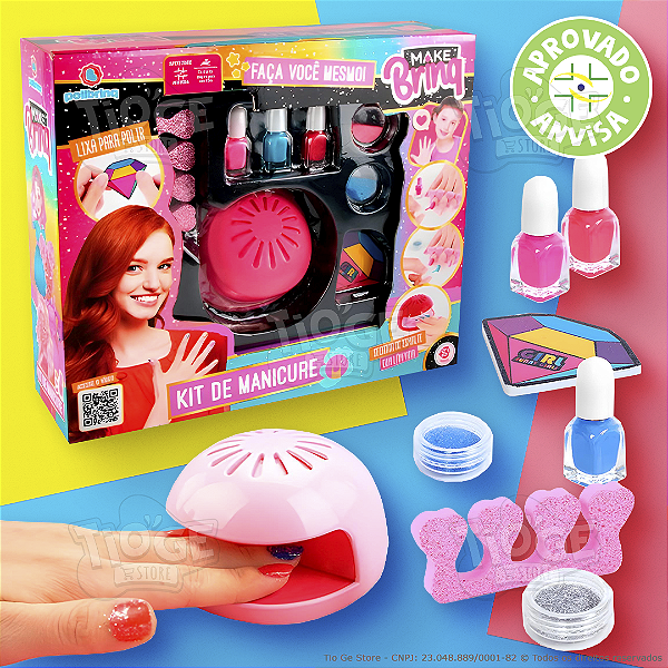 kit nail art infantil