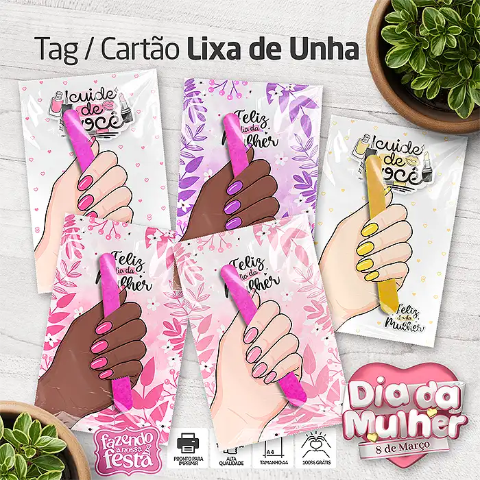 10 Frases Criativas para Lembrancinhas de Lixa de Unha
