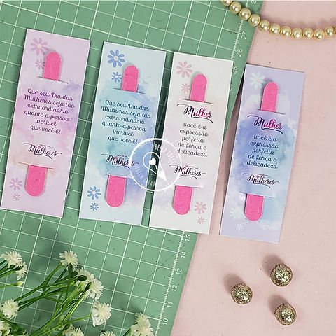 lembrancinha com lixa de unha para imprimir