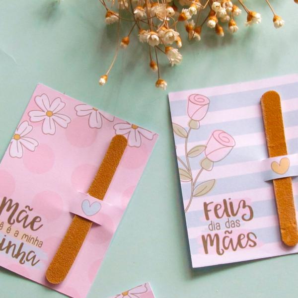 molde porta lixa de unha dia da mulher