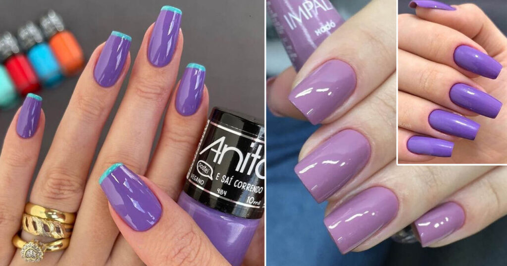 unhas encapsuladas roxas