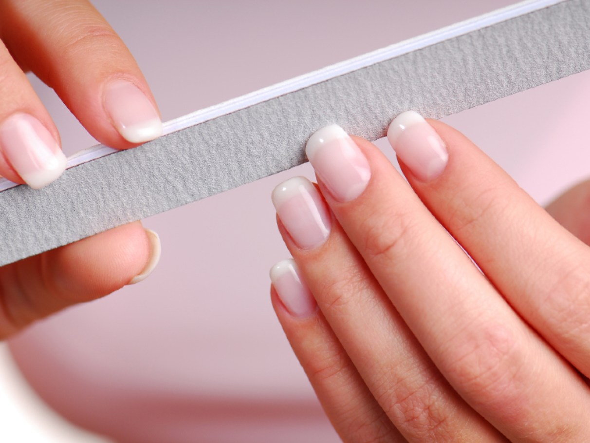 como lixar unha redonda