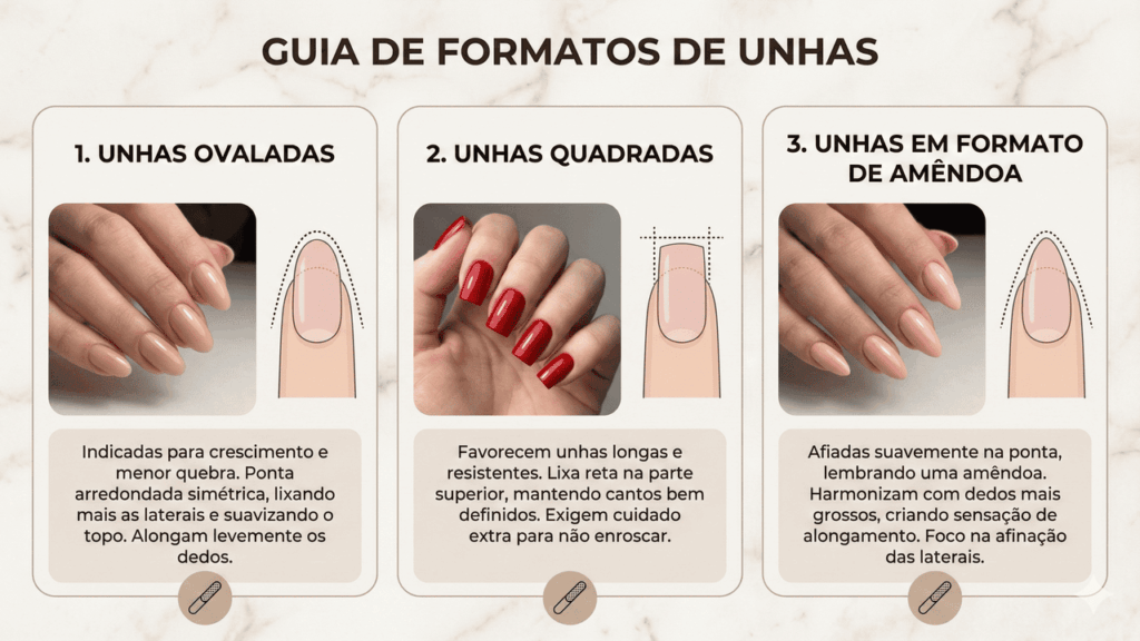 lixar unha em casa passo a passo