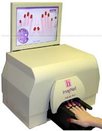 Kit de arte de unhas com máquina