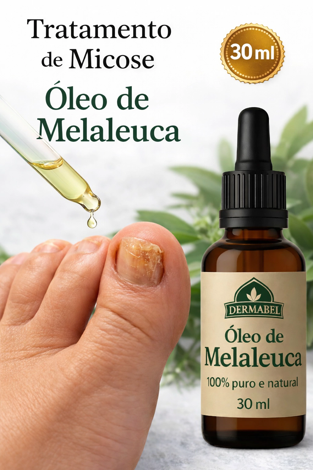 óleo de melaleuca para micose de unha